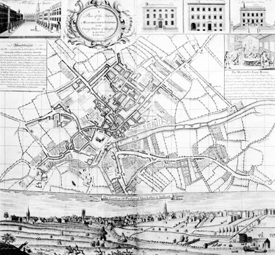 Map of Manchester by Casson and Berry